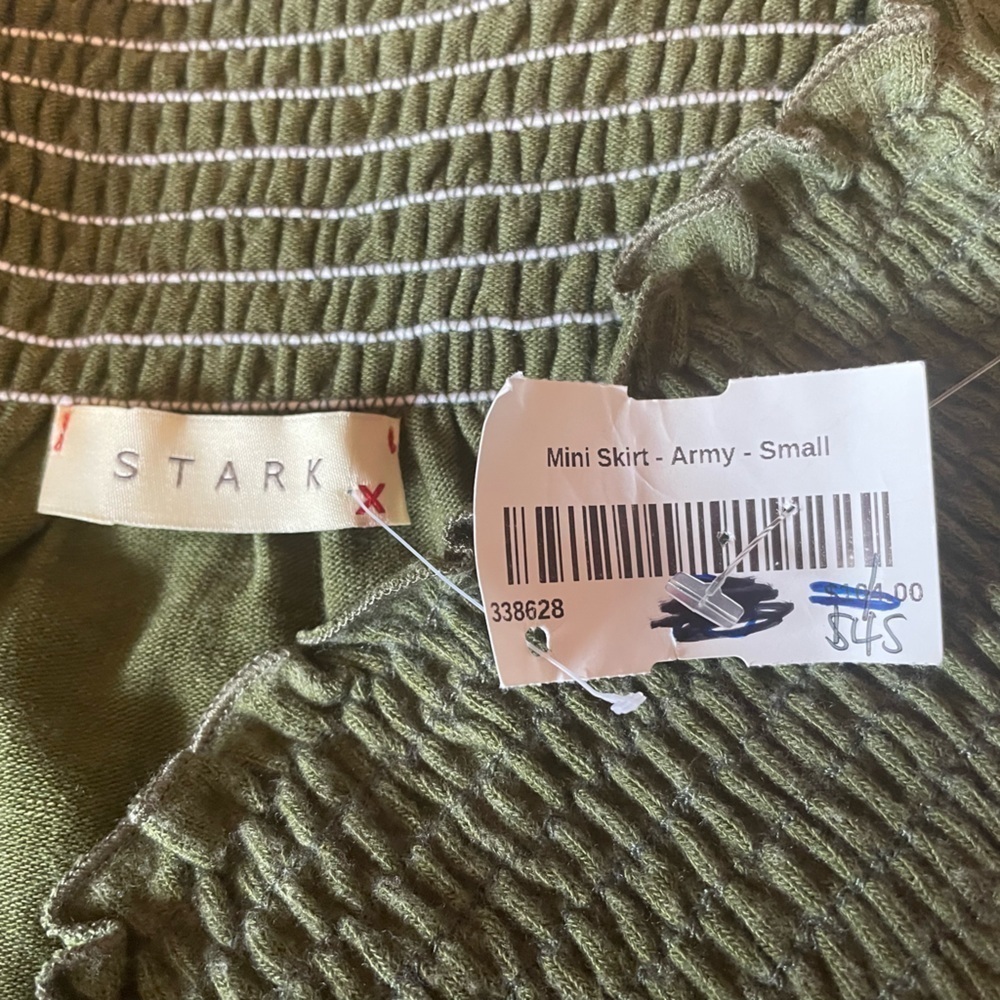 Stark X Shirred mini skirt - Picture 2 of 5